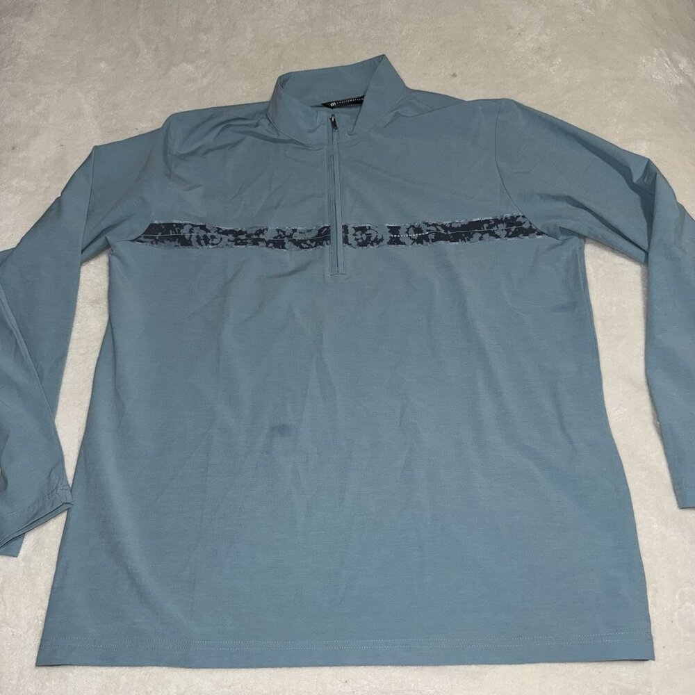 Men’s Travis Mathew Splash of Color Quarter Zip Pullover Size XLarge